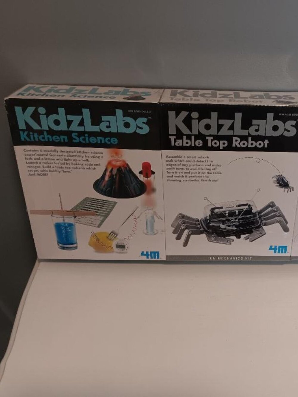 NIB Set of 3 4M KidzLabs Robot and Science Kits
